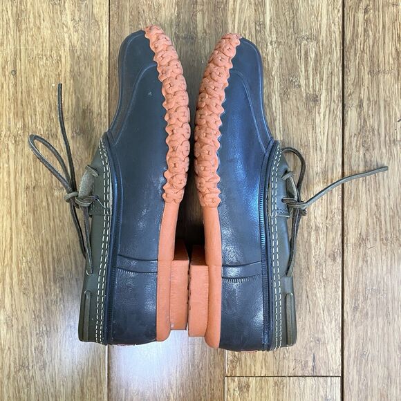 LL Bean Bean Boots Shoes Mens 9.5 M Low Rubber Moc Duck Waterproof Hunting USA main image 10
